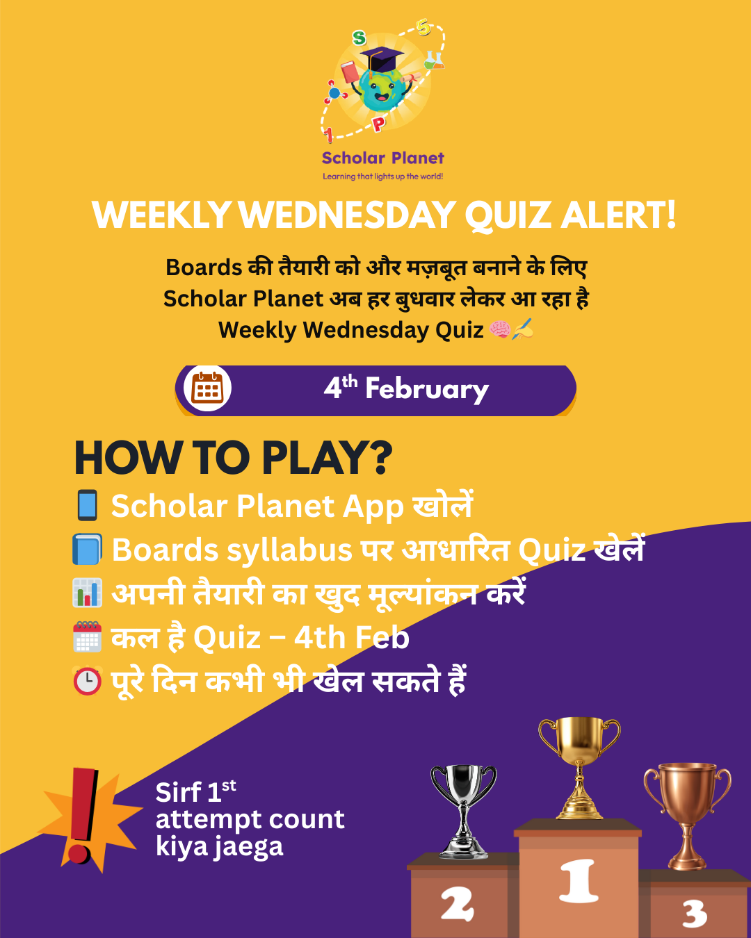 Weekly Wednesday Quiz For Boards