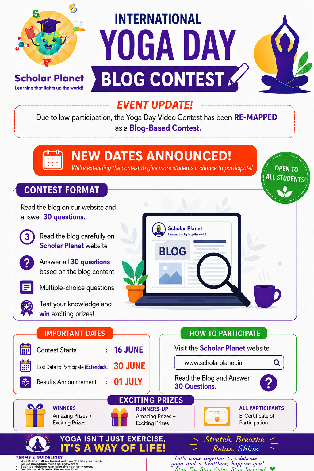 Yoga Day Blog Contest