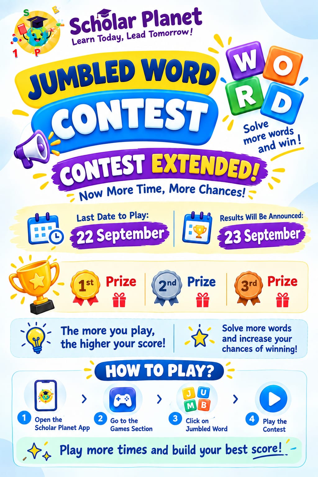 JUMBLED WORD CONTEST